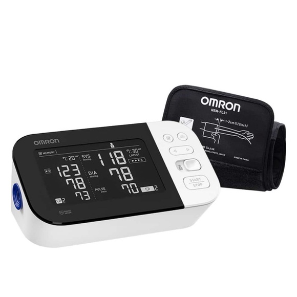 Omron - 10 Series -
Wireless Upper Arm Blood Pressure Monitor - Black/ White - Picture 2 of 4